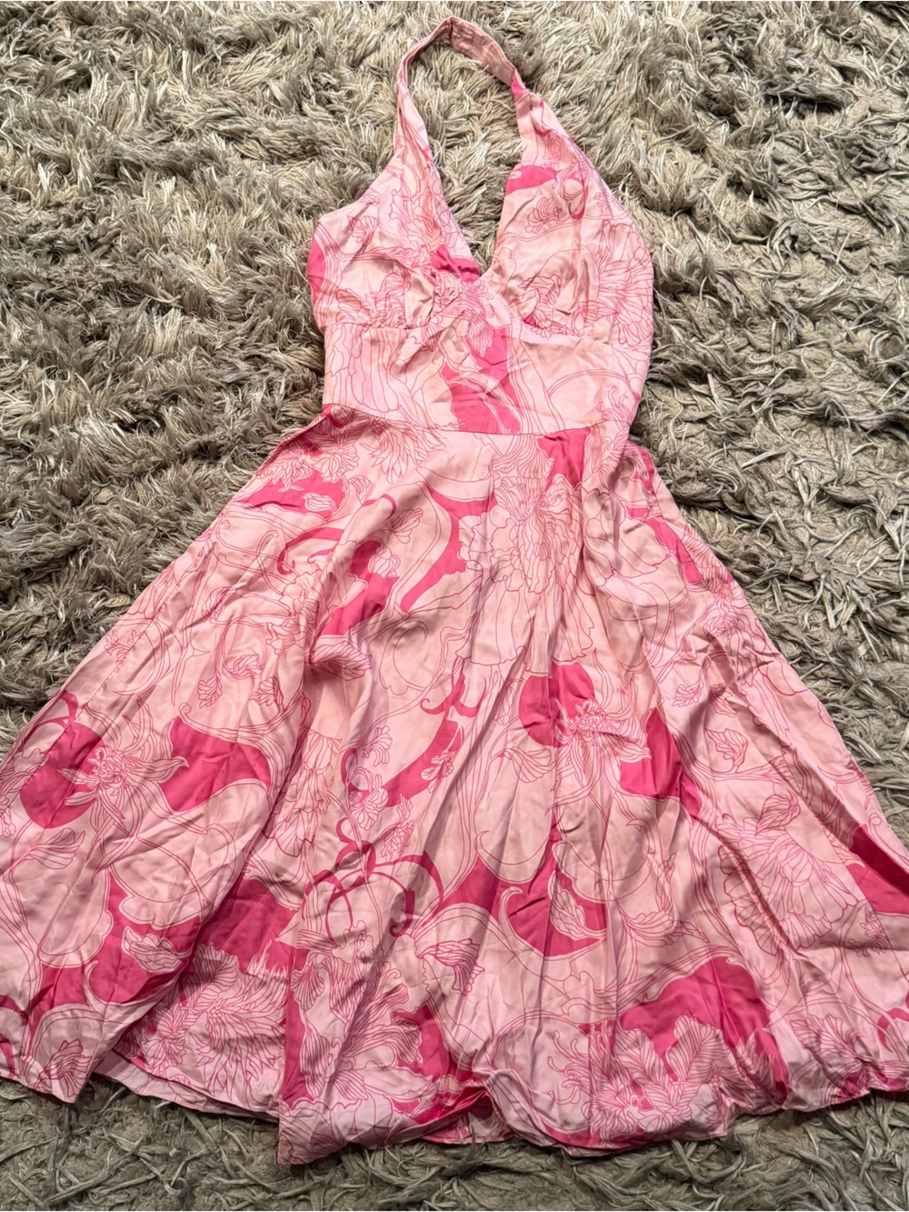 Silk Midi Dress